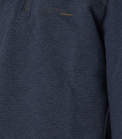 Casa Moda Half Zip Sweatshirt - Navy