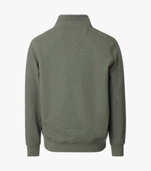 Casa Moda Half Zip Sweatshirt - Green