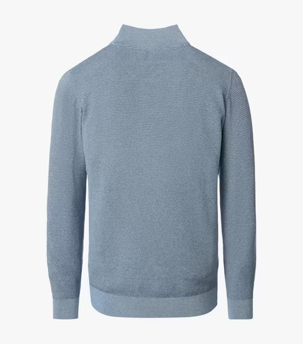 Casa Moda Troyer Half Zip Sweater 122 - Sky blue
