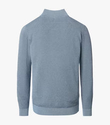 Casa Moda Troyer Half Zip Sweater 122 - Sky blue
