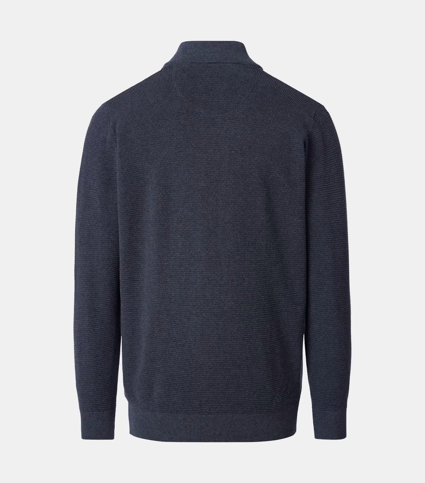 Casa Moda Knitted Troyer Half Zip Sweater 108 - Sapphire Blue
