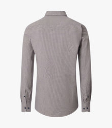 Casa Moda Long Sleeve Casual Shirt - Beige/Navy