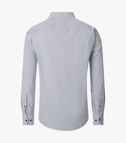 Casa Moda Long Sleeve Casual Shirt - Green/Blue