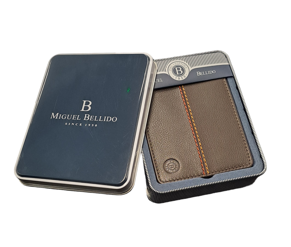 Miguel Bellido Leather Wallet 4728 - Dark Brown