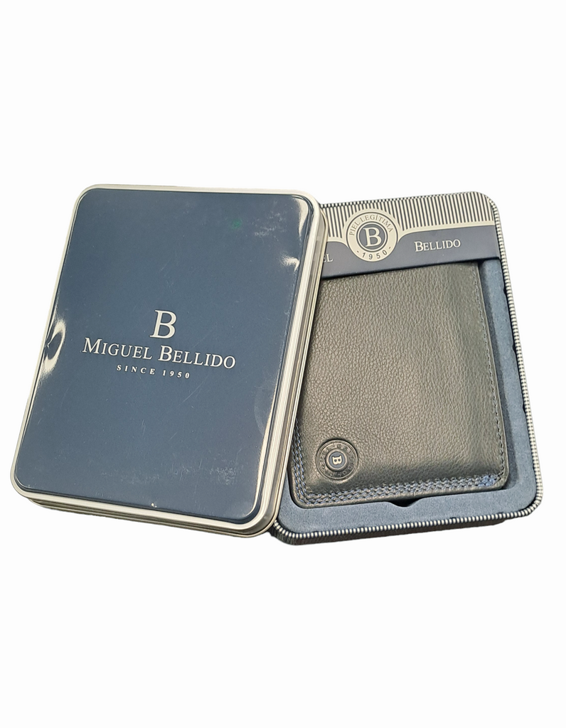 Miguel Bellido Leather Wallet 4904 - Navy