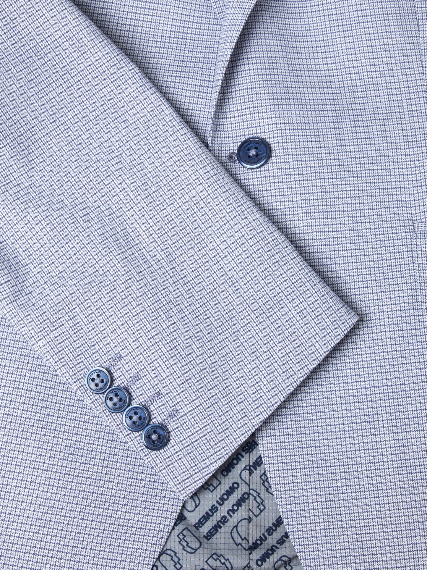 Remus Uomo Petro Tapered Fit Blazer Jacket - Sky Blue