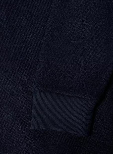 Daniel Grahame Half Zip Casual Sweater - Black