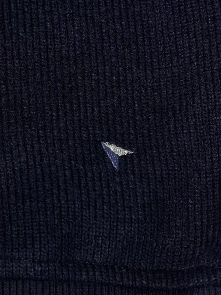 Daniel Grahame Half Zip Casual Sweater - Black