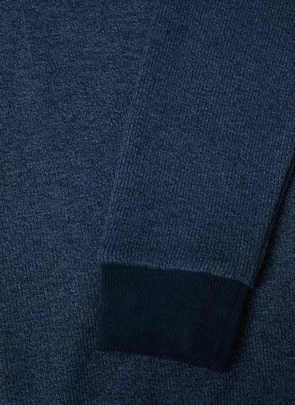 Daniel Grahame Half Zip Casual Sweater 25 - Blue