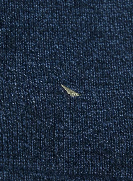 Daniel Grahame Half Zip Casual Sweater 25 - Blue