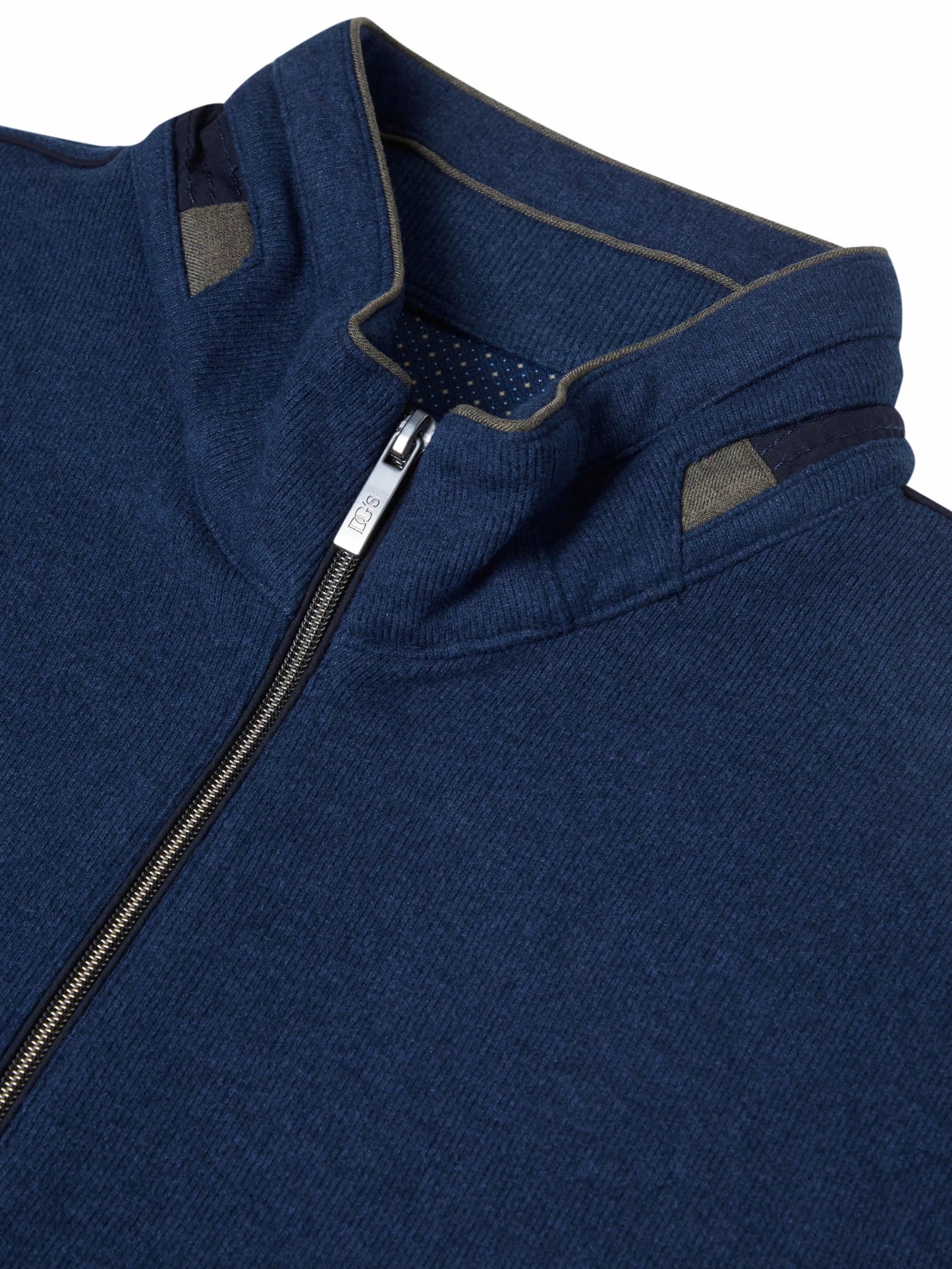 Daniel Grahame Half Zip Casual Sweater 25 - Blue