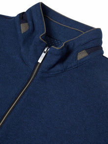 Daniel Grahame Half Zip Casual Sweater 25 - Blue