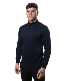 Avventura Therma Heat Half Zip Sweatshirt 611 - Navy