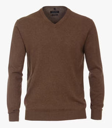 Casa Moda V-Neck Sweater 679 - Brown