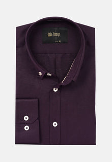 6th Sense BD Oxford Long Sleeve Shirt #6 - Purple
