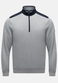 6th Sense Vega Half Zip Sweater - Gull