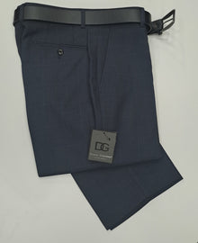 Daniel Grahame Evan Formal Checkered Trouser 70386/78 - Navy