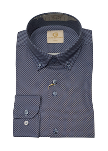 Gilded Gentlemen Long Sleeve Casual Shirt - 8 Purple