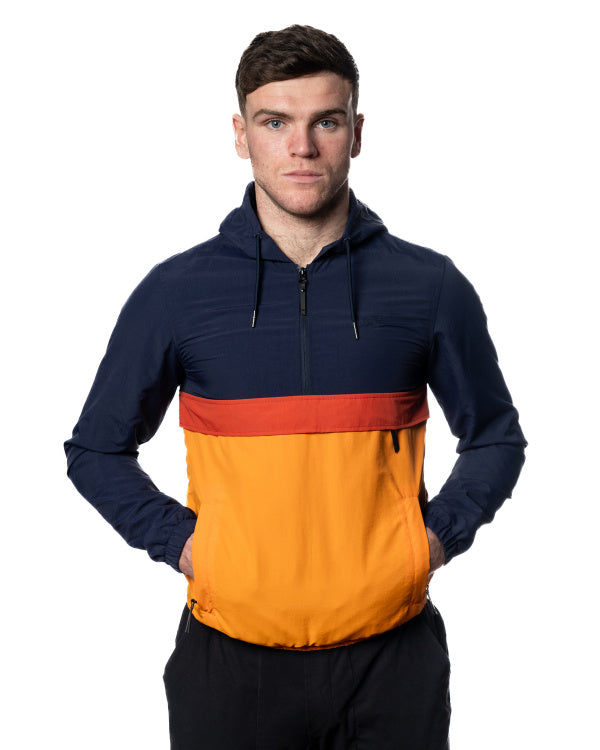 Avventura Therma Half Zip Jacket 813 - Navy/Orange