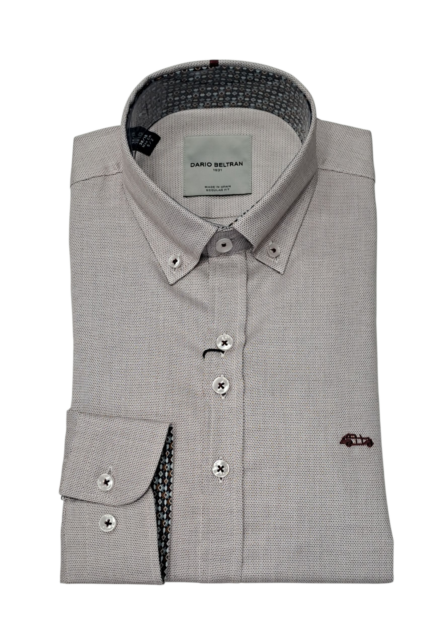 Dario Beltran Albura Long Sleeve Casual Shirt - Red