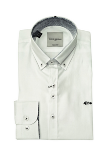 Dario Beltran Albura Long Sleeve Casual Shirt - White