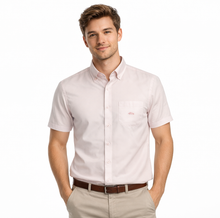 Dario Beltran Abajo Short Sleeve Casual Shirt - White/Pink