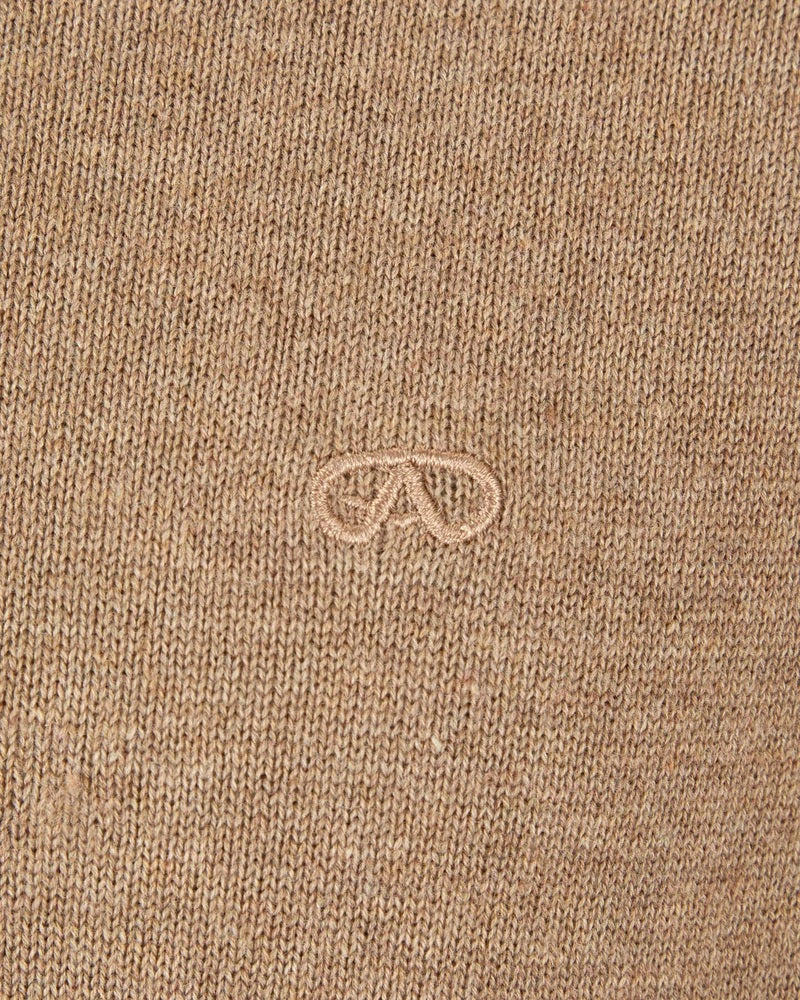 Andre Achill Crew Neck Sweater - Camel