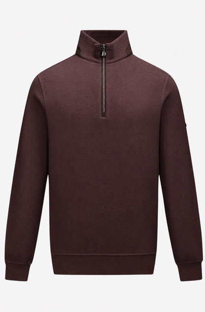 6th Sense Cloud Air Half Zip Sweatshirt - Plum
