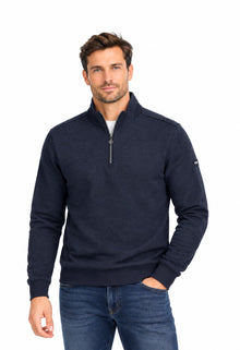 6th Sense Cloud Air Half Zip Sweatshirt - Navy