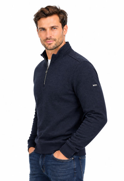 6th Sense Cloud Air Half Zip Sweatshirt - Navy