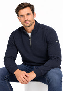6th Sense Cloud Air Half Zip Sweatshirt - Navy