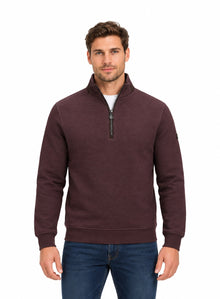 6th Sense Cloud Air Half Zip Sweatshirt - Plum