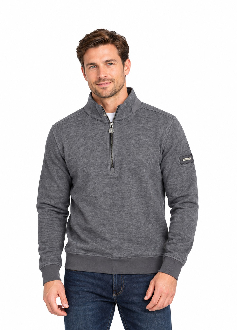 6th Sense Cloud Air Half Zip Sweatshirt - Shade