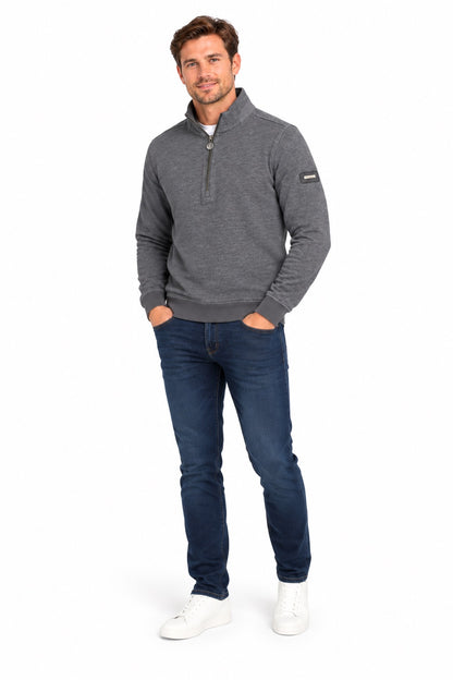 6th Sense Cloud Air Half Zip Sweatshirt - Shade