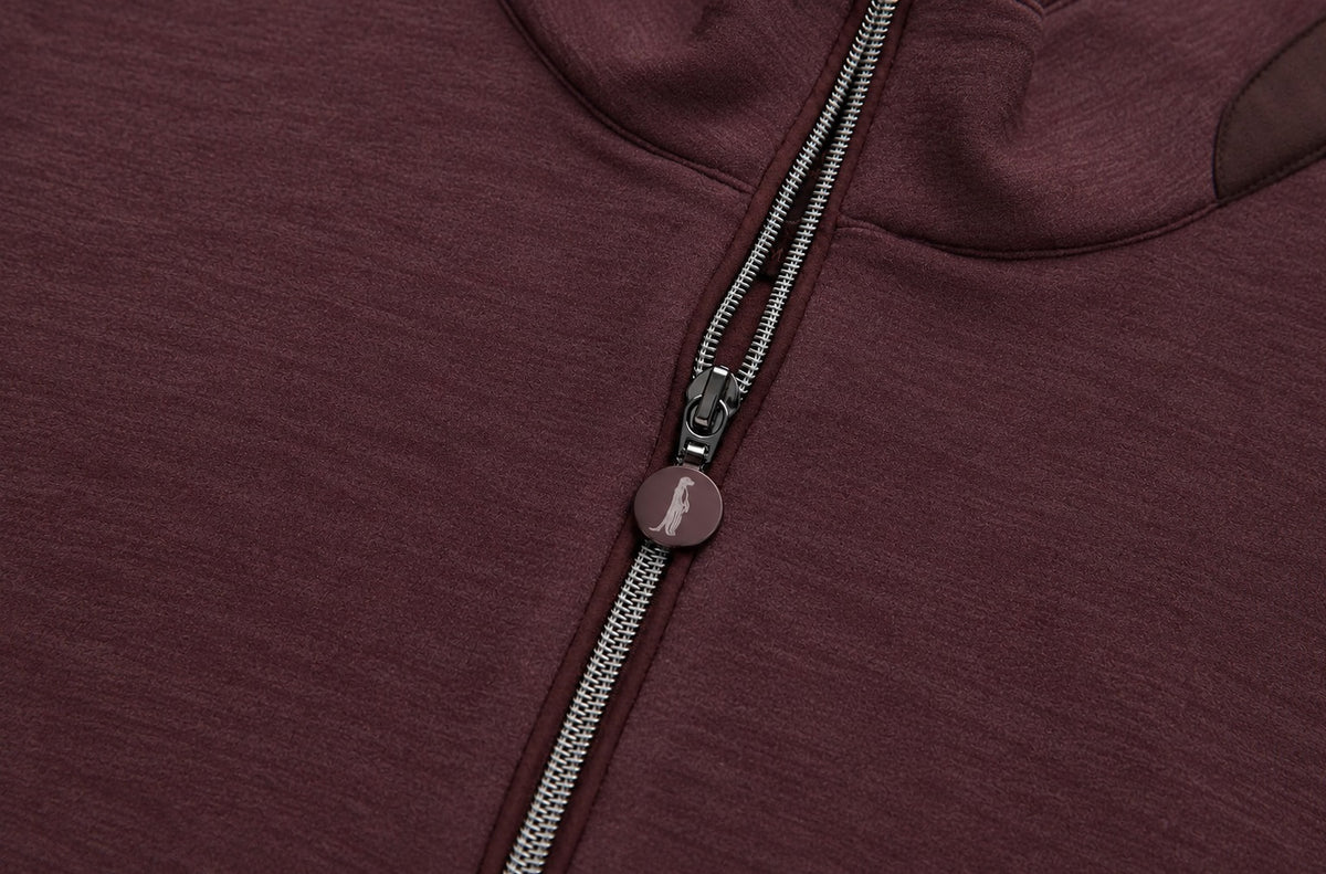 6th Sense Cloud Air Half Zip Sweatshirt - Plum