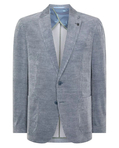 Remus Uomo Alba Slim Fit Jacket - Sky Blue