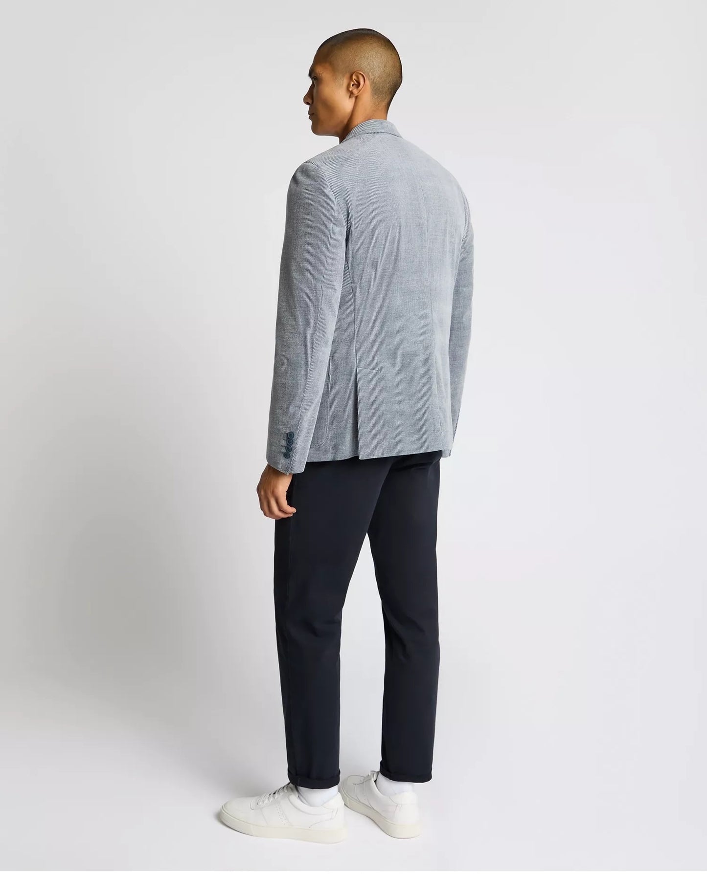 Remus Uomo Alba Slim Fit Jacket - Sky Blue
