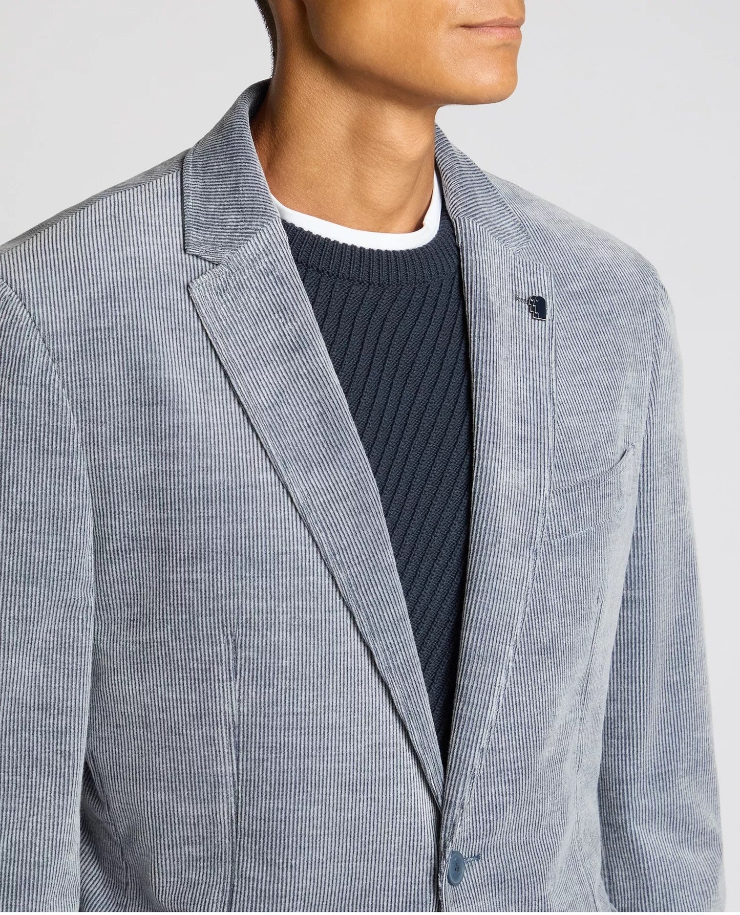 Remus Uomo Alba Slim Fit Jacket - Sky Blue
