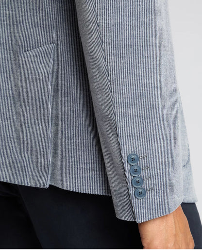 Remus Uomo Alba Slim Fit Jacket - Sky Blue