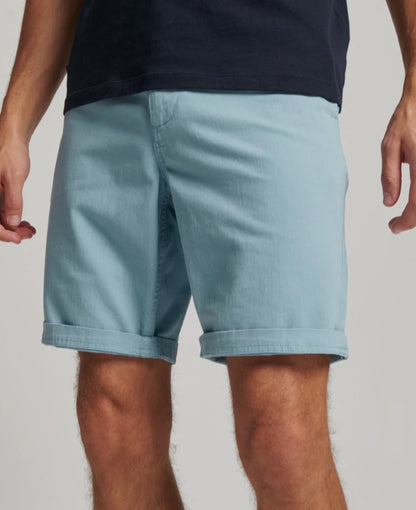 Superdry Vintage Officer Chino Short - Allure Blue
