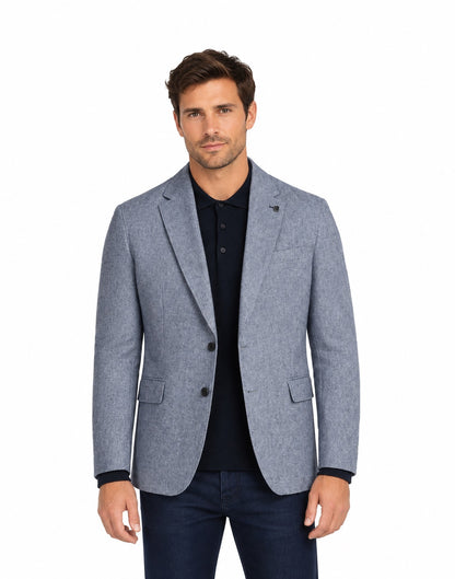 Remus Uomo Alto Slim Fit Jacket - Blue