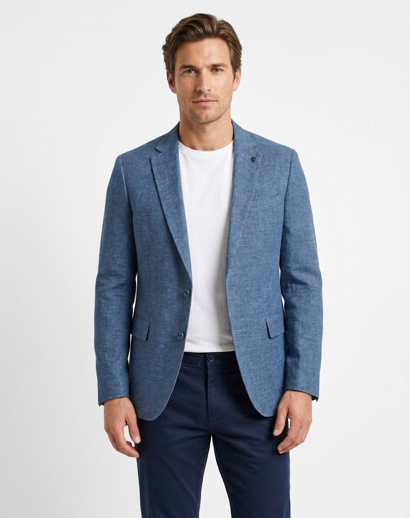 Remus Uomo Alto Slim Fit Jacket - Blue
