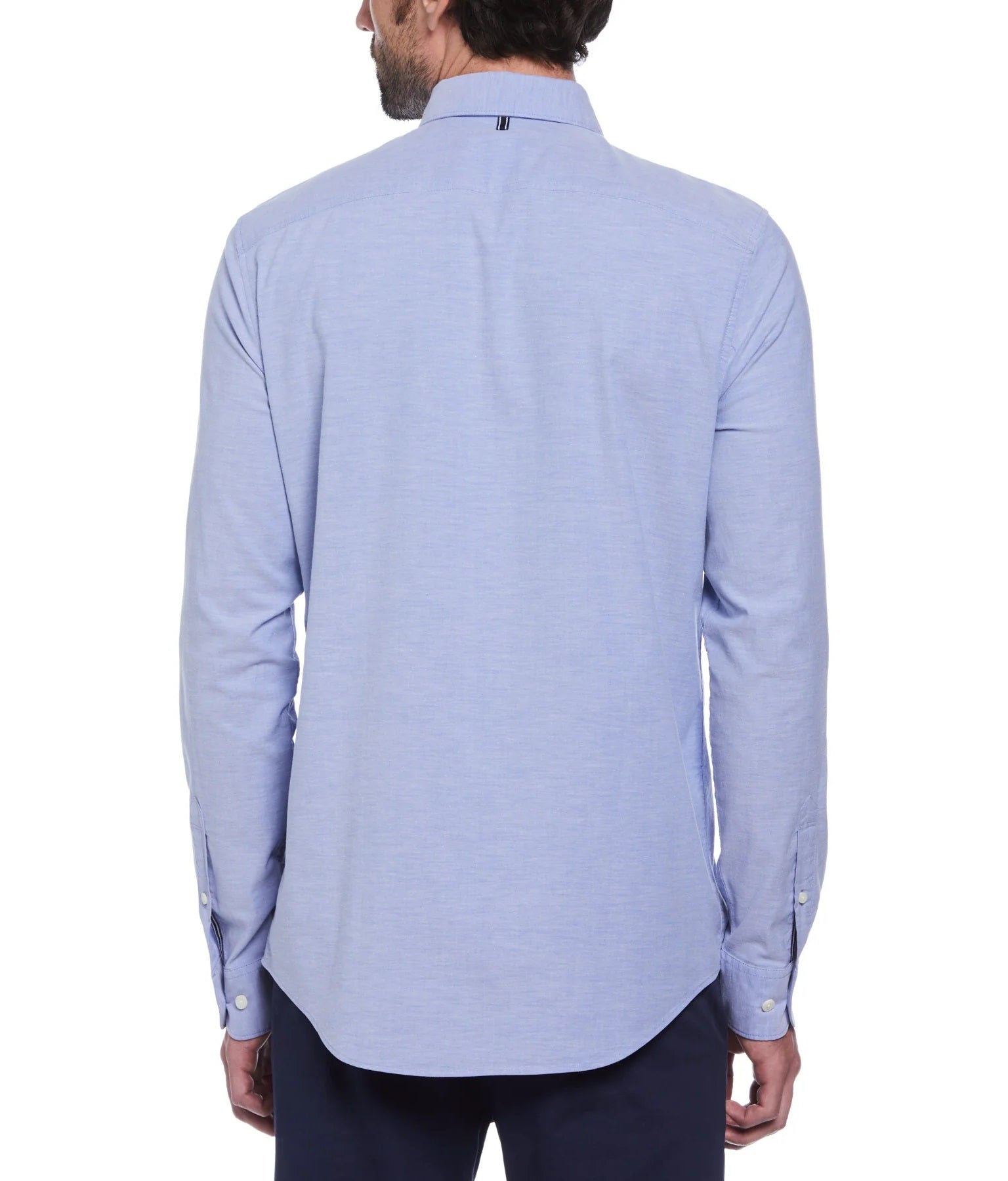 Original Penguin Oxford Long Sleeved Casual Shirt Amparo Blue