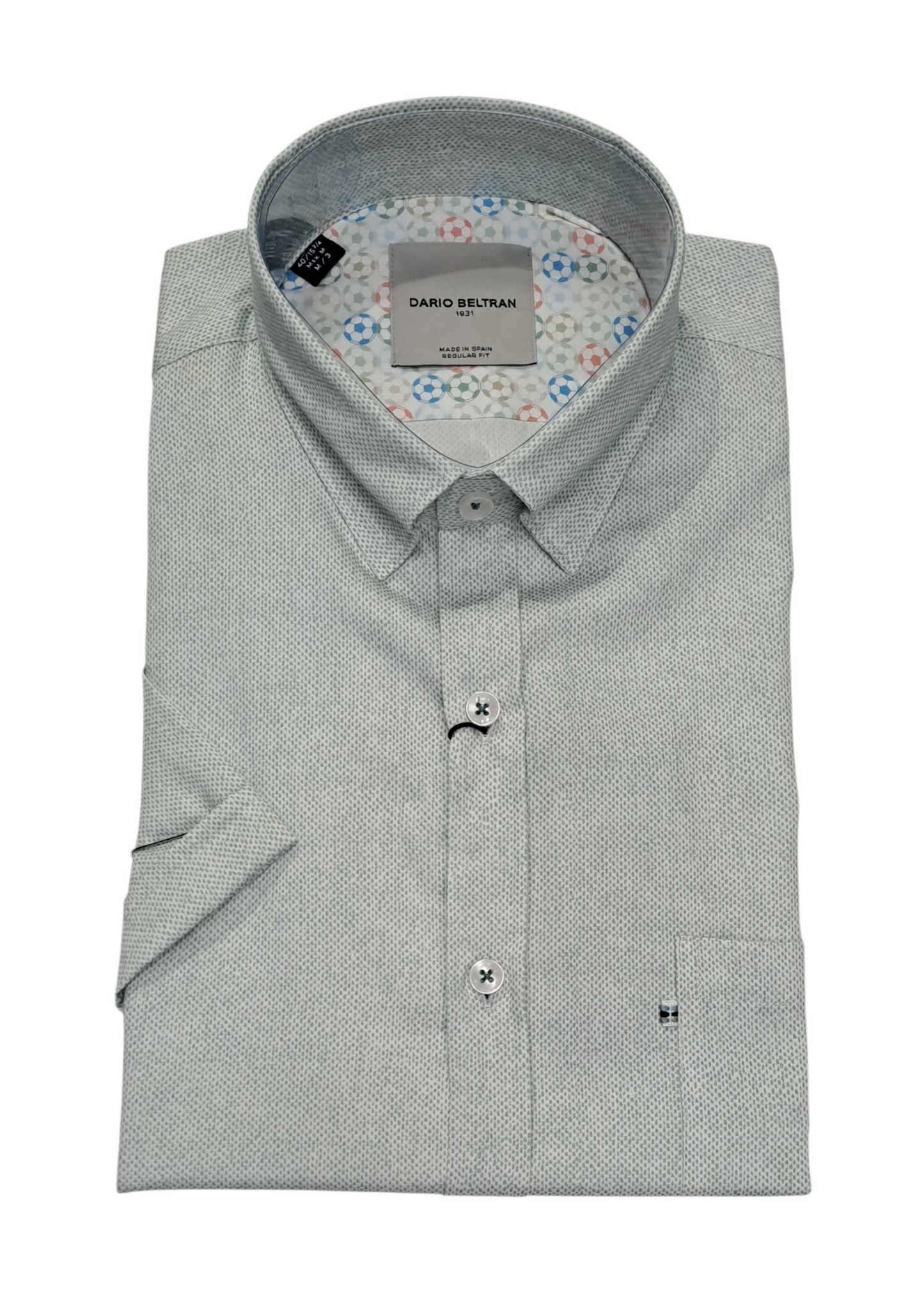 Dario Beltran Ancho Short Sleeve Casual Shirt - Green