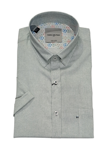 Dario Beltran Ancho Short Sleeve Casual Shirt - Green