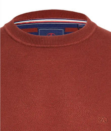 Andre Hook Crew Neck Sweater - Russet