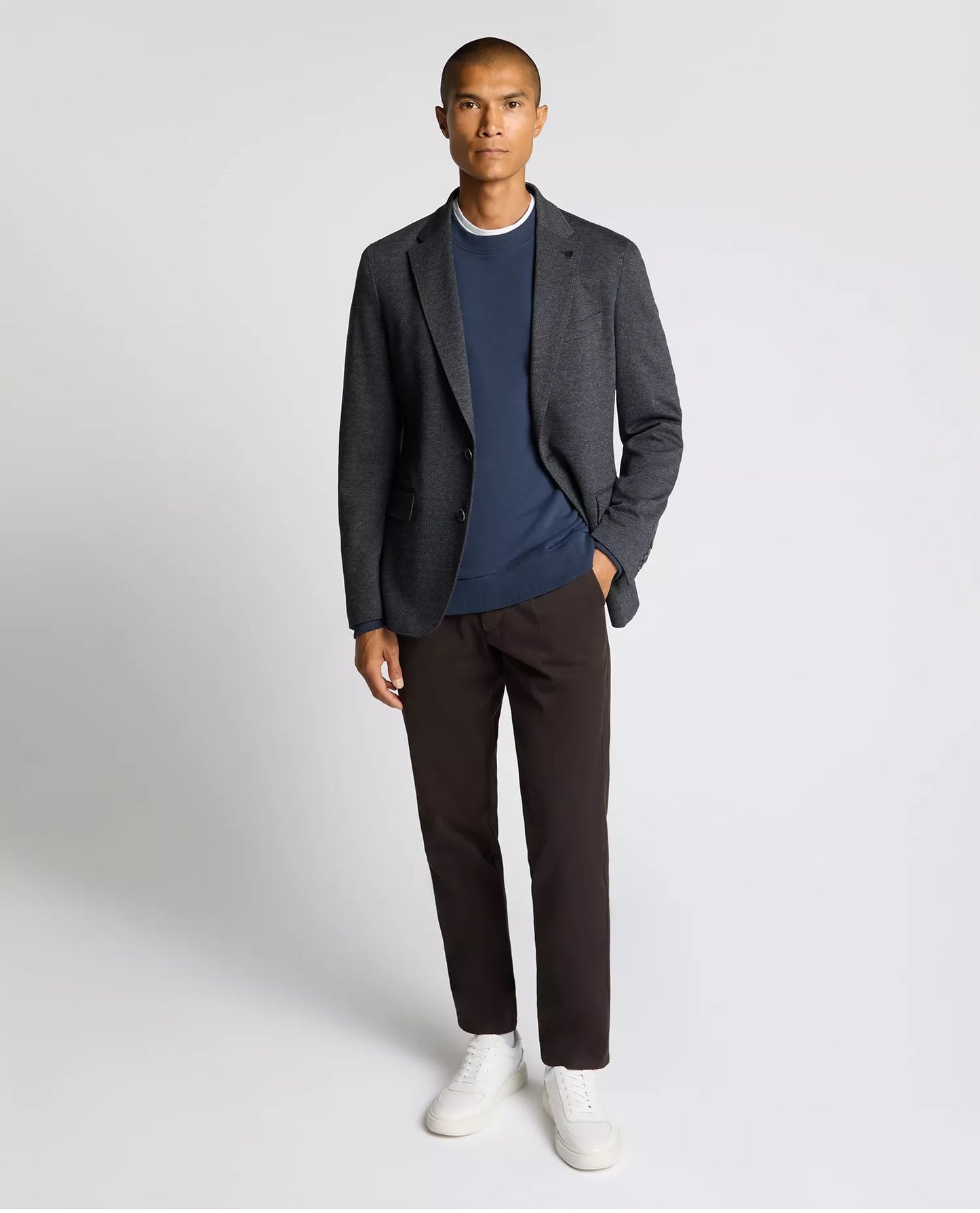 Remus Uomo Angelo Slim Fit Jacket - Dark Blue