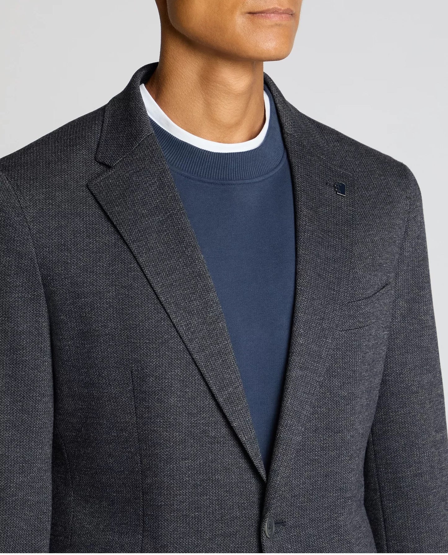 Remus Uomo Angelo Slim Fit Jacket - Dark Blue