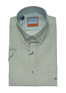 Dario Beltran Anima Short Sleeve Casual Shirt - Green