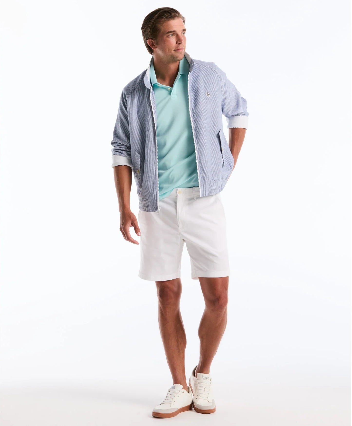 Original Penguin Icon Tipped Polo Shirt - Plume